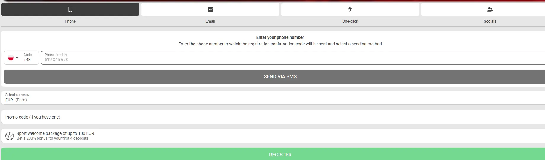 Proces rejestracji w 888STARZ
